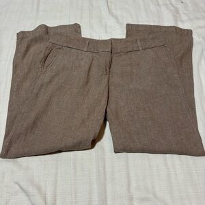 Ann Taylor LOFT Marisa Trouser Tan Pants Size 6